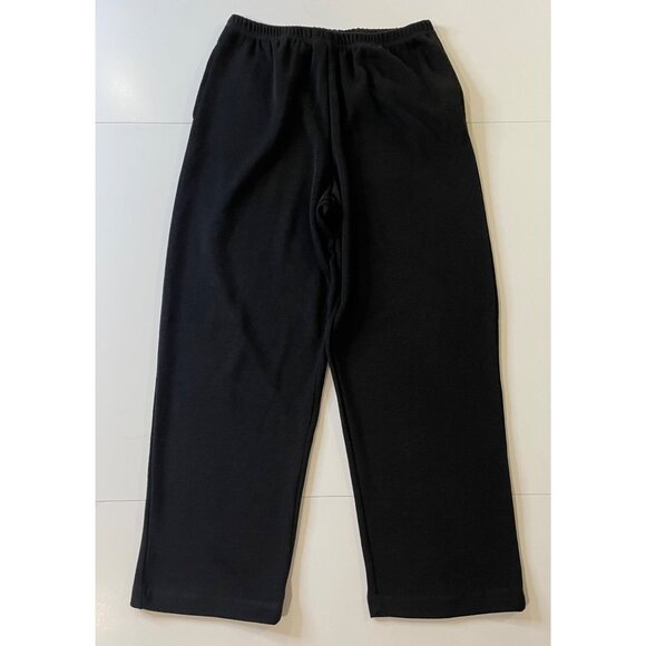 Coldwater Creek Womens Knit Pull On Pants Size PM Travel Straight Leg Stretch - Picture 1 of 13